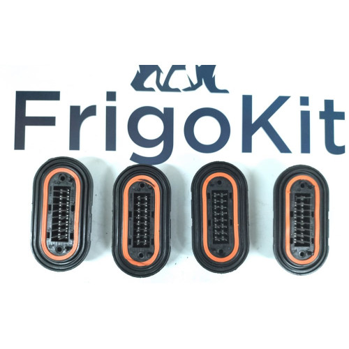 TRP 2-968814-2 MERCEDES TEMIC ECU CONNECTOR SOCKET 16 PIN 968814 968815-1 - 1 PCS